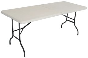 Összecsukható catering asztal 180cm, fehér