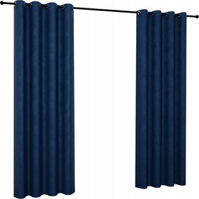 Velúr függöny 140x250 karikákkal, velúr függönyök ezüst színű fémgyűrűkkel, velvet