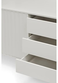 Fehér alacsony komód 211x80 cm Sierra – Teulat