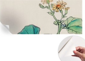 Modern öntapadós fotótapéta Falra Virág és levelek 250x104 cm