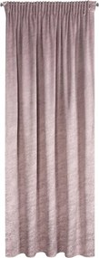 Kész függöny 140X270 rózsaszín bársony márvány nyomtatás Szalag