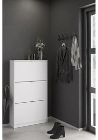 Fehér billenő ajtós cipőtartó Shoes – Tvilum