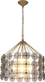 ELSTEAD QN-MERIDIAN-3P-DG MERIDIAN Glamour Függesztett Lámpa Arany E14 IP20