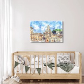 Kép - Santa Maria di Loreto temploma, Róma, Olaszország (90x60 cm)