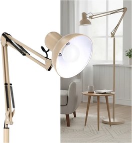 Brilagi - Flexibilis állólámpa TASKER 1xE27/60W/230V 184 cm bézs