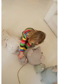 Krémszínű textil játéktároló kosár ø 15x15 cm Mini Rita the Rabbit – Lorena Canals