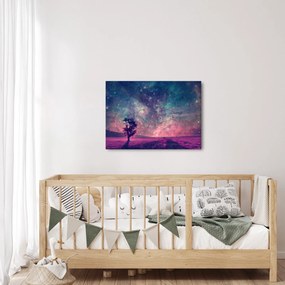 Kép - természetfeletti éjszakai égbolt (70x50 cm)