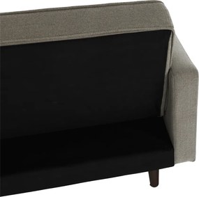 Kinyitható kanapé, szürke-barna TAUPE szövet, OTISA