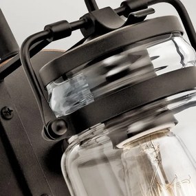 Elstead KL-BRINLEY1-OZ - Fali lámpa BRINLEY 1xE27/60W/230V antracit