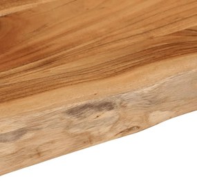 tömör akácfa téglalap alakú fali polc 40 x 30 x 2,5 cm