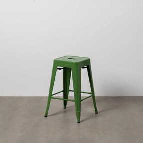 Zöld fém bárszék szett 2 db-os (ülésmagasság 61 cm) – Ixia