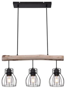 Globo 15326-3N - Csillár zsinóron MINA 3xE27/40W/230V