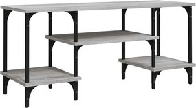 vidaXL szürke sonoma színű szerelt fa TV-szekrény 102x35x45,5 cm