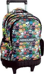 Minecraft Chibi prémium gurulós iskolatáska, táska 42 cm