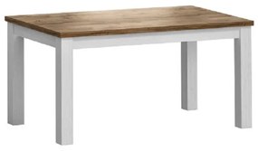 Asztal STD, nyitható, sosna andersen/tölgy lefkas, 160-203x90 cm, PROVANCE