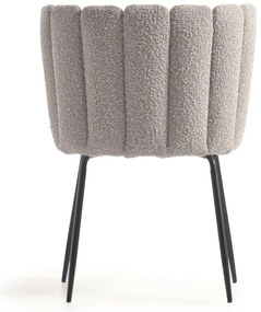 Szürke étkezőszék szett 2 db-os Aniela – Kave Home