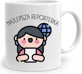 Riporter Újságíró Bögre Legjobb Riporternő fényképes nyomtatással
