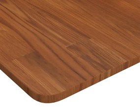 sötétbarna kezelt tömör fa fürdőszobai pult 60 x 40 x 1,5 cm