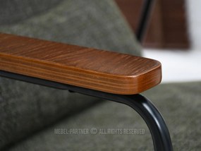 Fotel Elba (zöld + dió). 1110002