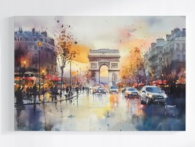 Poszter Város Párizs Franciaország Diadalív 120x80