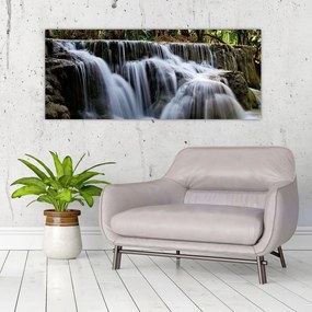 Kép - Vízesések kaszkádjai (120x50 cm)