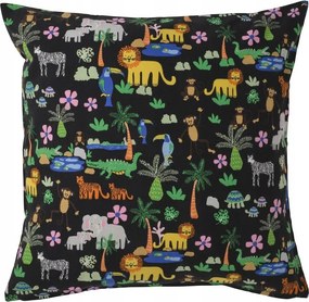 Ikea Natthaget Dekoratív párnahuzat Ikea 50 x 50cm Dzsungel Állatok