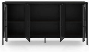 Fekete komód 160x90 cm Tayra – Marckeric