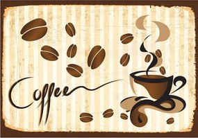 Fotótapéta flizelina Kávébab 300x210 Ideális konyhába és kávézóba +ragasztó