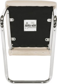 Étkezőszék, bézs Dulux Velvet szövet/világos varrás, ABIRA NEW