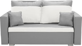 ASTRA3 Kétszemélyes kinyitható kanapé Világosszürke/krém