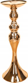 Elegáns arany gyertyatartó 13x35 cm