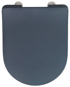 Sedilo Grey szürke WC-ülőke, 45,2 x 36,2 cm - Wenko