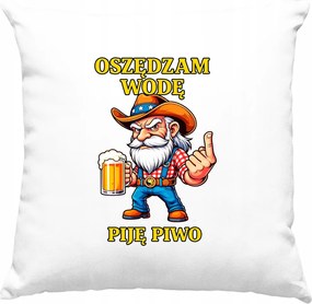 Párna Takarékoskodom A Vízzel Iszom Sör Fehér