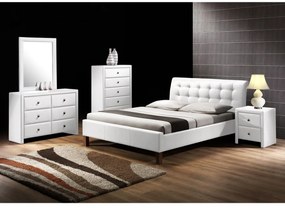 SAMARA ágy, fehér 160 cm