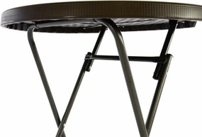 GARTHEN Kerti asztal rattan 110 cm barna