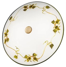 Kolarz 731.U12.4.110 - Mennyezeti lámpa NONNA 2xE14/60W/230V átm. 32 cm szőlők