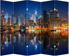 Paraván - Manhattan éjjel (210x170 cm)