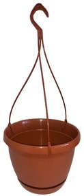 FÜGGŐ CSERÉP 29CM VÖRÖS