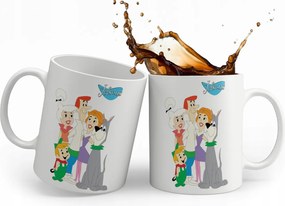 Fehér Bögre Ajándék Nyomott Mintával The Jetsons