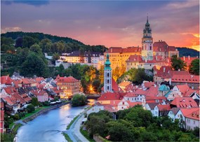 Kép - Český Krumlov (70x50 cm)