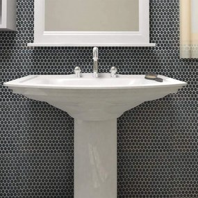 Mozaik dekorcsempe 133421A Black
