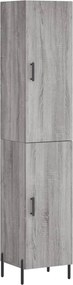 vidaXL szürke sonoma szerelt fa magasszekrény 34,5 x 34 x 180 cm