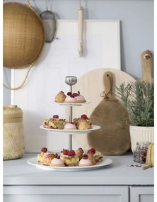 Hammershoi Etagere háromszintes fehér porcelán tálca, ⌀ 28 cm - Kähler Design