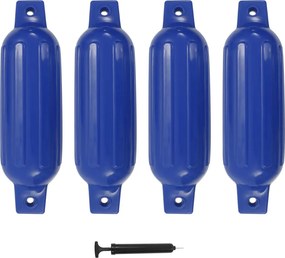 vidaXL 4 darab kék PVC csónak lökhárító 41 x 11,5 cm