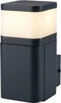 Brilagi - PILLAR kültéri fali lámpa SCHUKO aljzattal 1xG9/11W/230V IP44 antracit