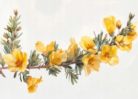 Poszter 35x25cm Sárga virágok