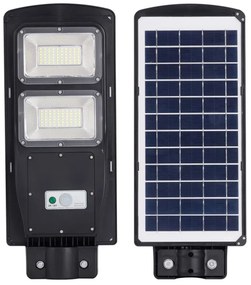 LED napelemes utcai lámpa szenzorral STREET 2xLED/6W/3,2V IP65 + DO