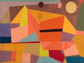 Reprodukció Joyful Mountain Landscape, Paul Klee