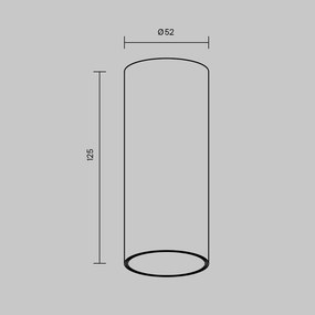 MAYTONI C056CL-L12B3K-W-D-B Hengeres Mennyezeti Lámpa Fekete LED IP20