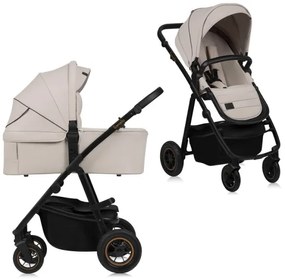 Lionelo - AMBER PLUS 2 az 1-ben kombinált babakocsi, homokbézs